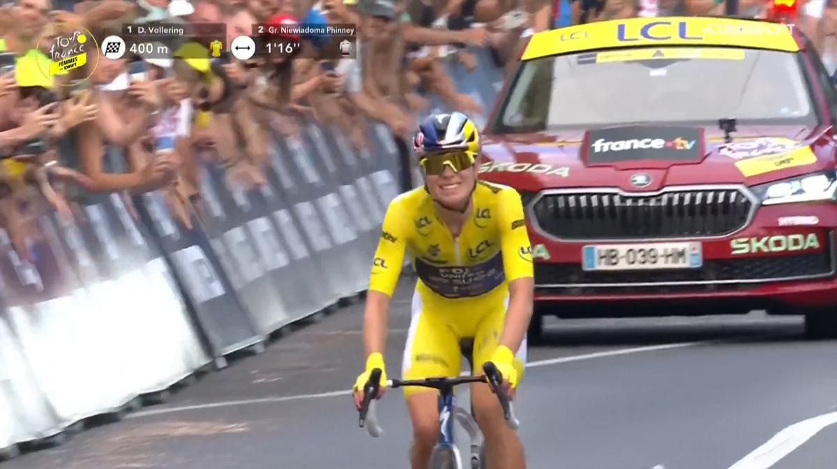 Demi Vollering heeft voor de tweede keer in haar carrière de Tour de France Femmes gewonnen.