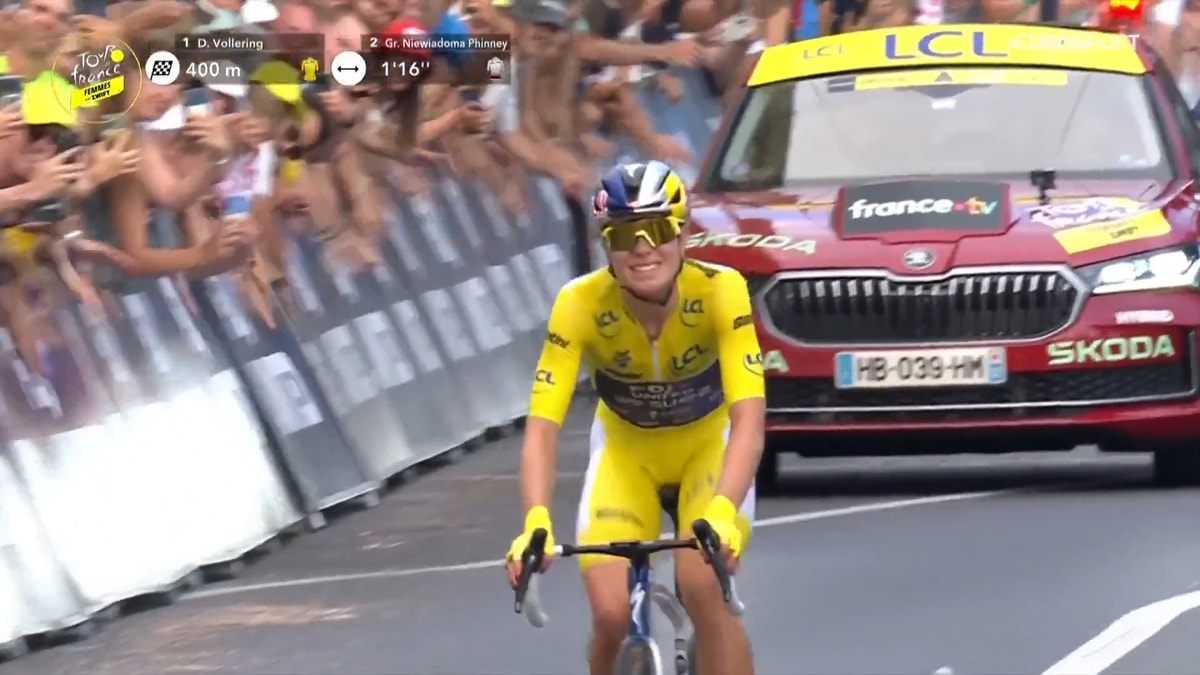 Demi Vollering heeft voor de tweede keer in haar carrière de Tour de France Femmes gewonnen.