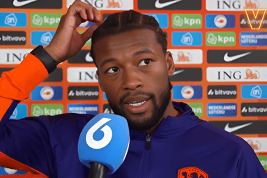 Georginio Wijnaldum, middenvelder van het Nederlands elftal
