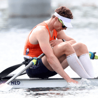 Simon van Dorp, skiff, brons, eenpersoonsboot, roeien, Olympische Spelen, Parijs 2024, TeamNL