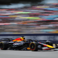 Max Verstappen in zijn RB21