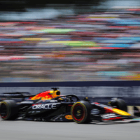 Max Verstappen in zijn RB21