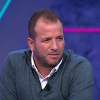 Voormalig Oranjespeler en analist Rafael van der Vaart bij Ziggo Sport