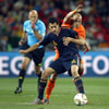 Sergio Busquets tegen het Nederlands Elftal