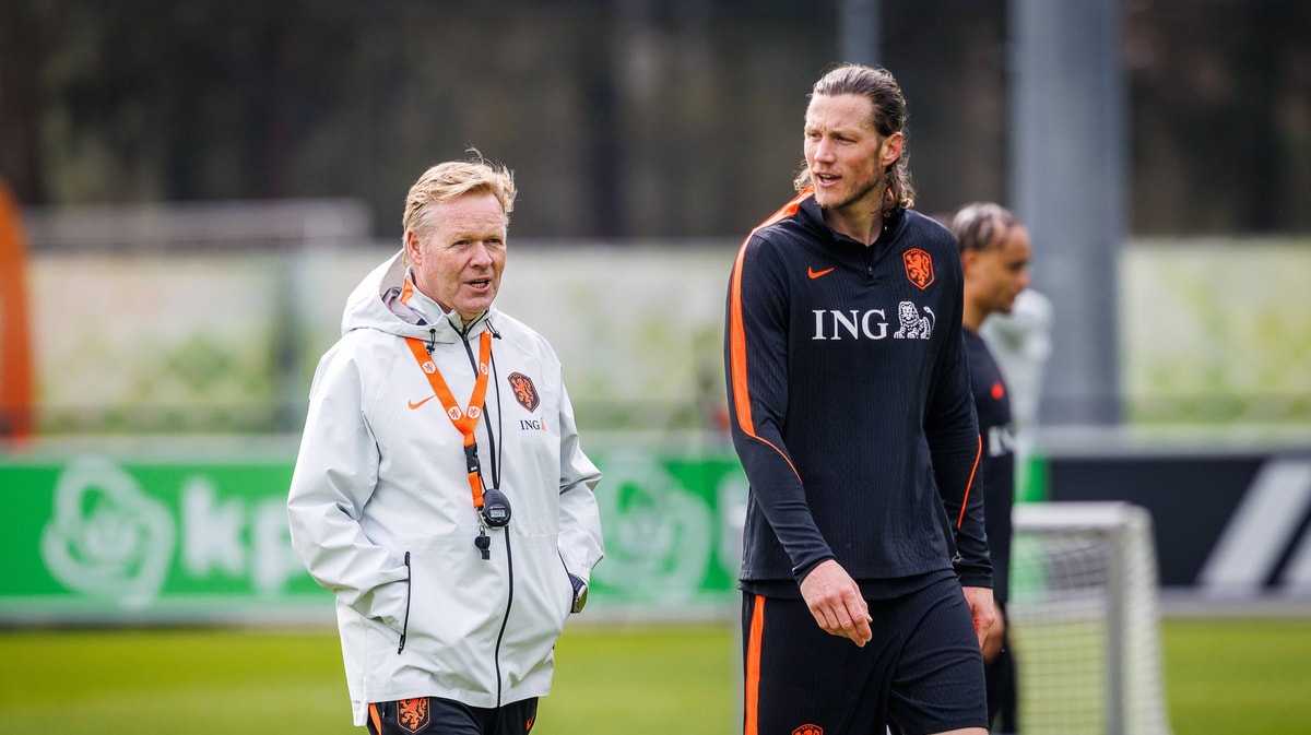 Ronald Koeman met Wout Weghorst