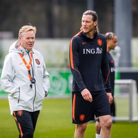 Ronald Koeman met Wout Weghorst