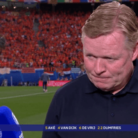 Ronald Koeman, bondscoach van het Nederlands elftal