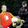 Arjan Veurink, bondscoach van de Oranje Leeuwinnen