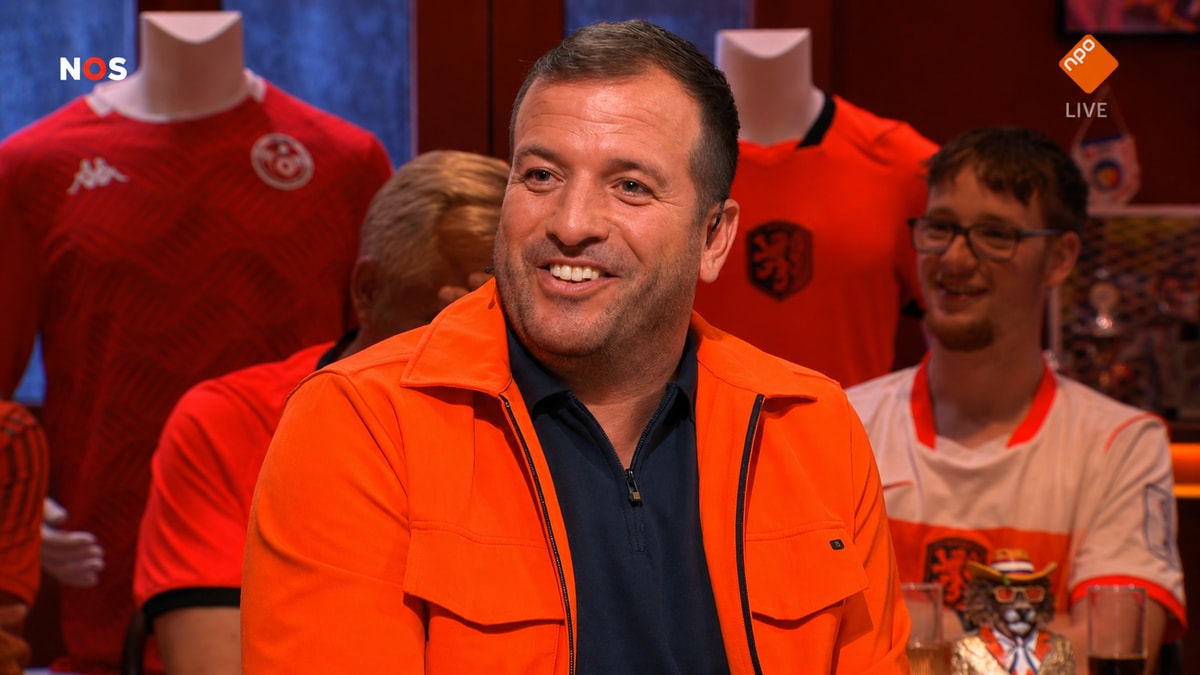 Rafael van der Vaart, analist van de NOS