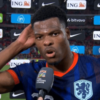 Denzel Dumfries praat met de NOS na Hongarije - Nederland.