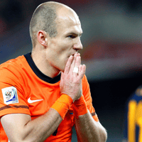 Arjen Robben bij het Nederlands elftal