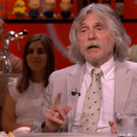 Johan Derksen aan tafel bij Vandaag Inside