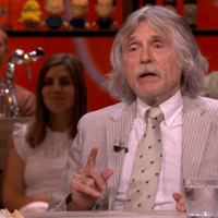 Johan Derksen aan tafel bij Vandaag Inside