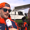 Jeffrey Herlings voor de camera van de NOS