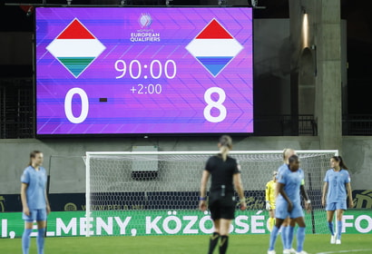 Hongarije - Nederland eindigt in 0-8
