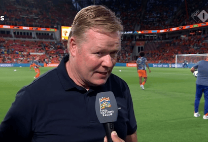 Ronald Koeman, bondscoach van het Nederlands elftal