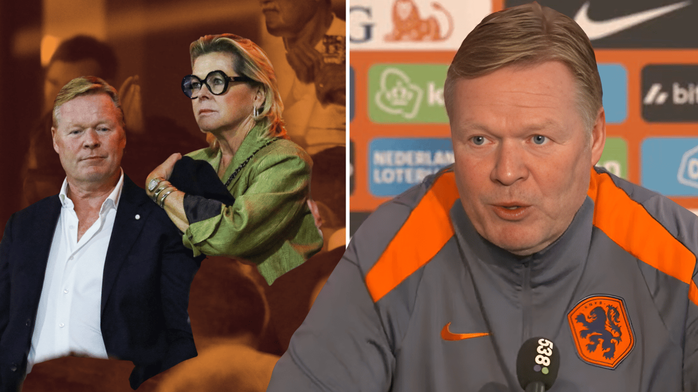 Ronald Koeman reageert op het nieuws over de ziekte van Bartina Koeman