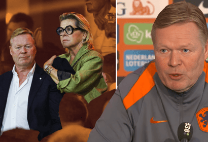 Ronald Koeman en Bartina Koeman