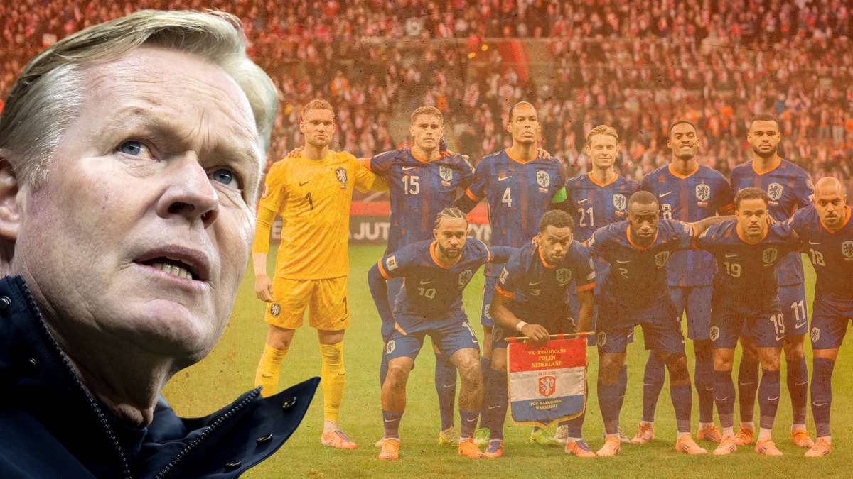 Ronald Koeman, bondscoach van het Nederlands elftal