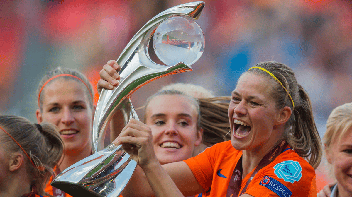 Anouk Dekker werd in 2017 Europees kampioen met Oranje