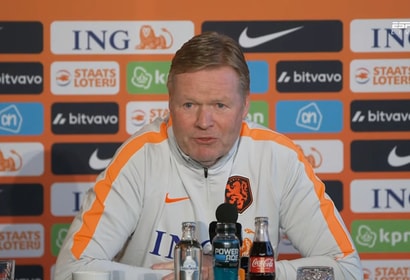 Ronald Koeman, bondscoach van het Nederlands elftal