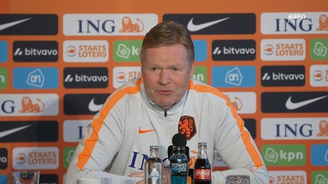 Ronald Koeman, bondscoach van het Nederlands elftal