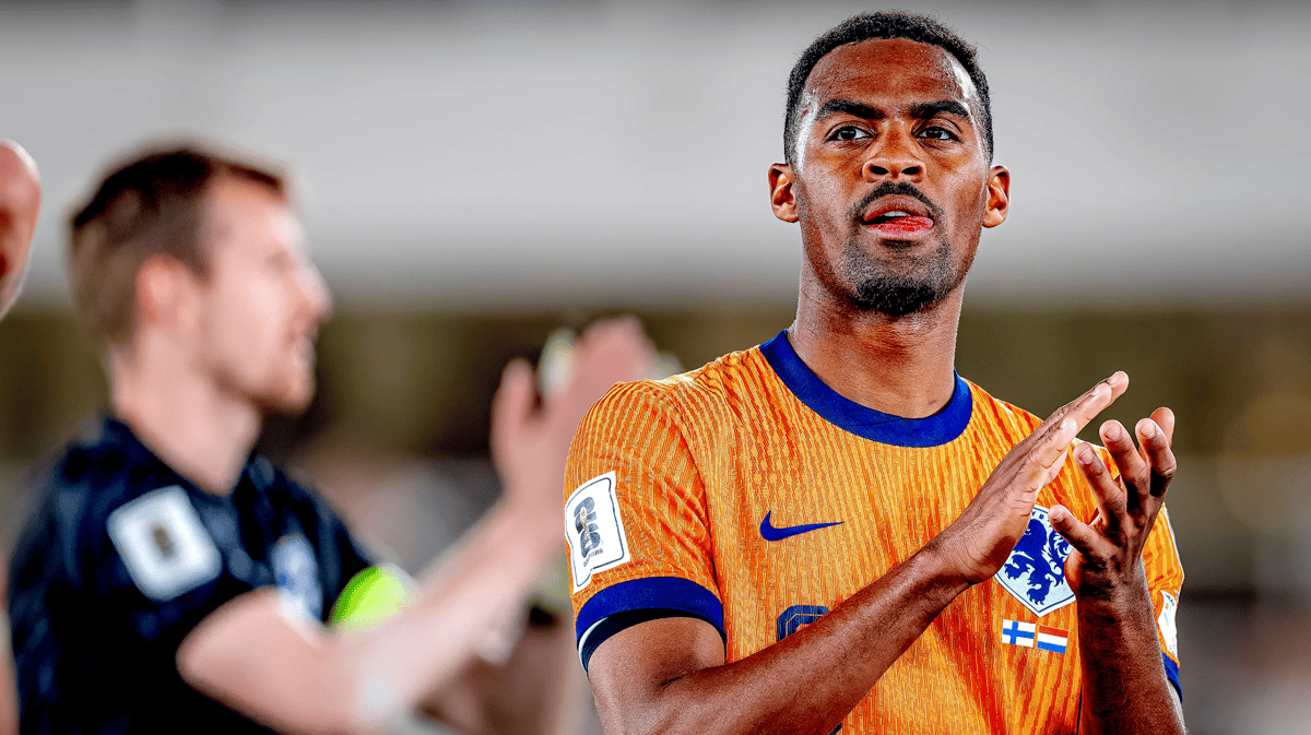 Ryan Gravenberch bij het Nederlands elftal
