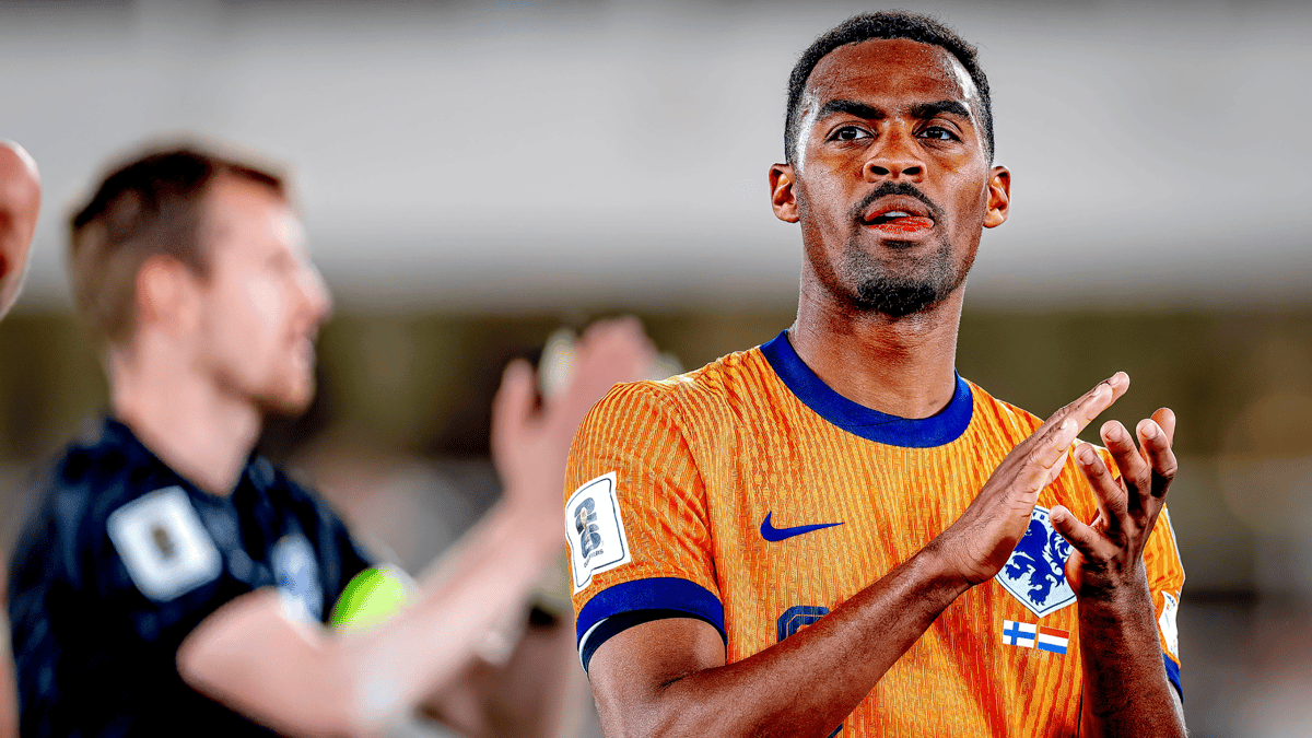 Ryan Gravenberch bij het Nederlands elftal