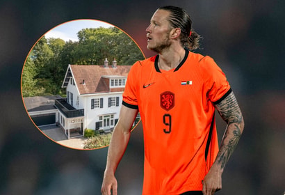 Wout Weghorst en zijn nieuwe miljoenenvilla