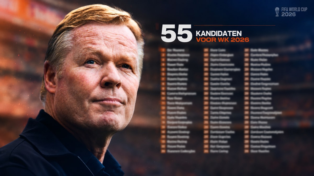 De voorselectie van Oranje voor het WK 2026
