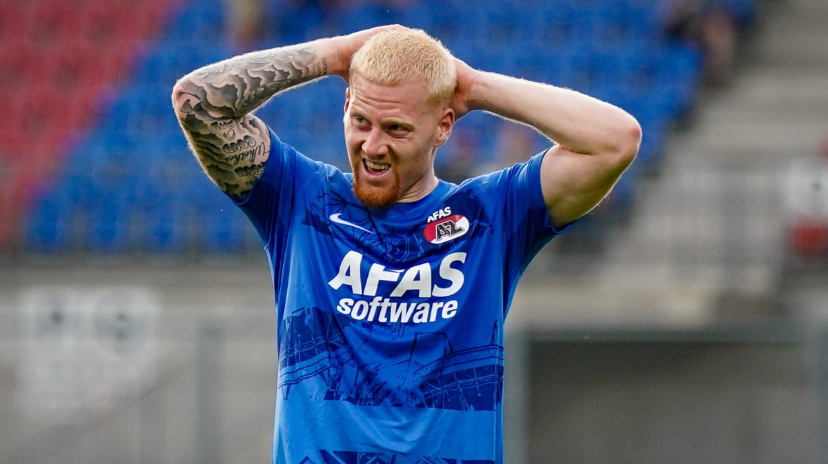 Mexx Meerdink baalt na het missen van een kans