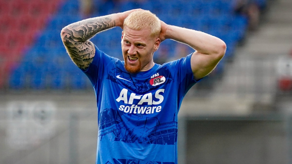 Mexx Meerdink baalt na het missen van een kans