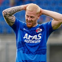 Mexx Meerdink baalt na het missen van een kans