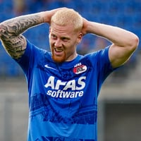Mexx Meerdink baalt na het missen van een kans