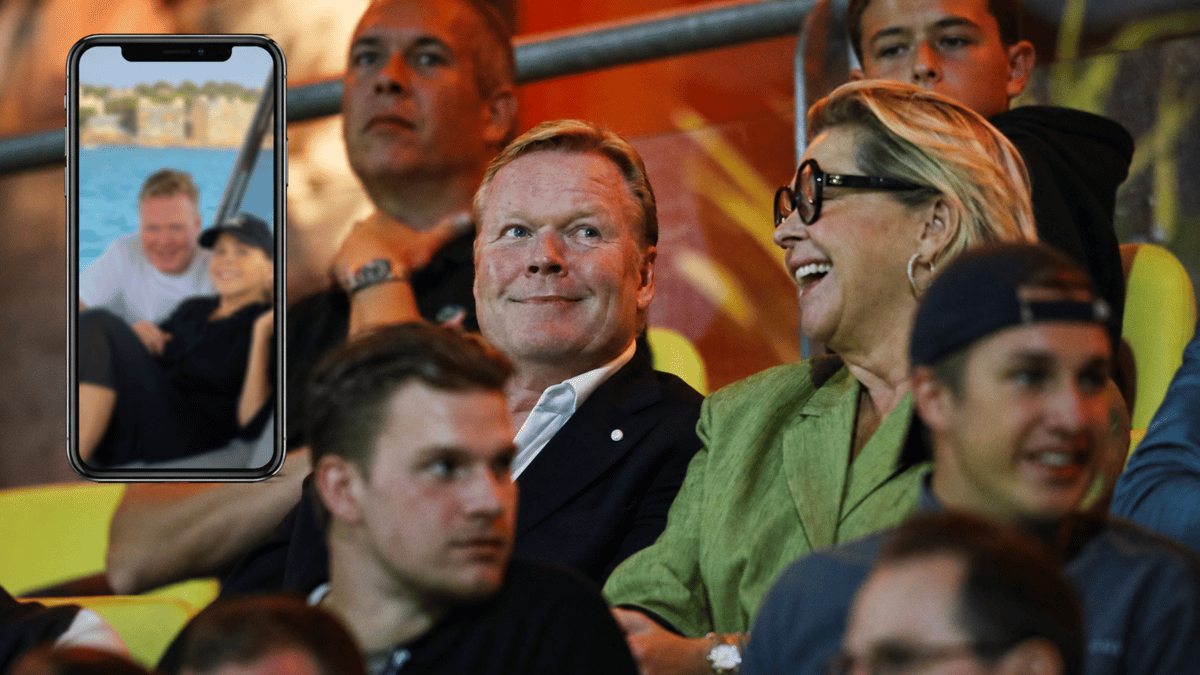 Ronald Koeman en Bartina Koeman