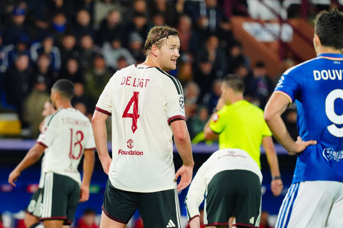 Matthijs de Ligt in actie voor Manchester United