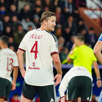 Matthijs de Ligt in actie voor Manchester United