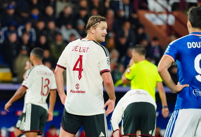 Matthijs de Ligt in actie voor Manchester United