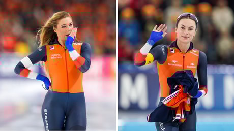 Jutta Leerdam en Femke Kok