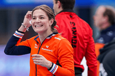 Angel Daleman, schaatser van TeamNL