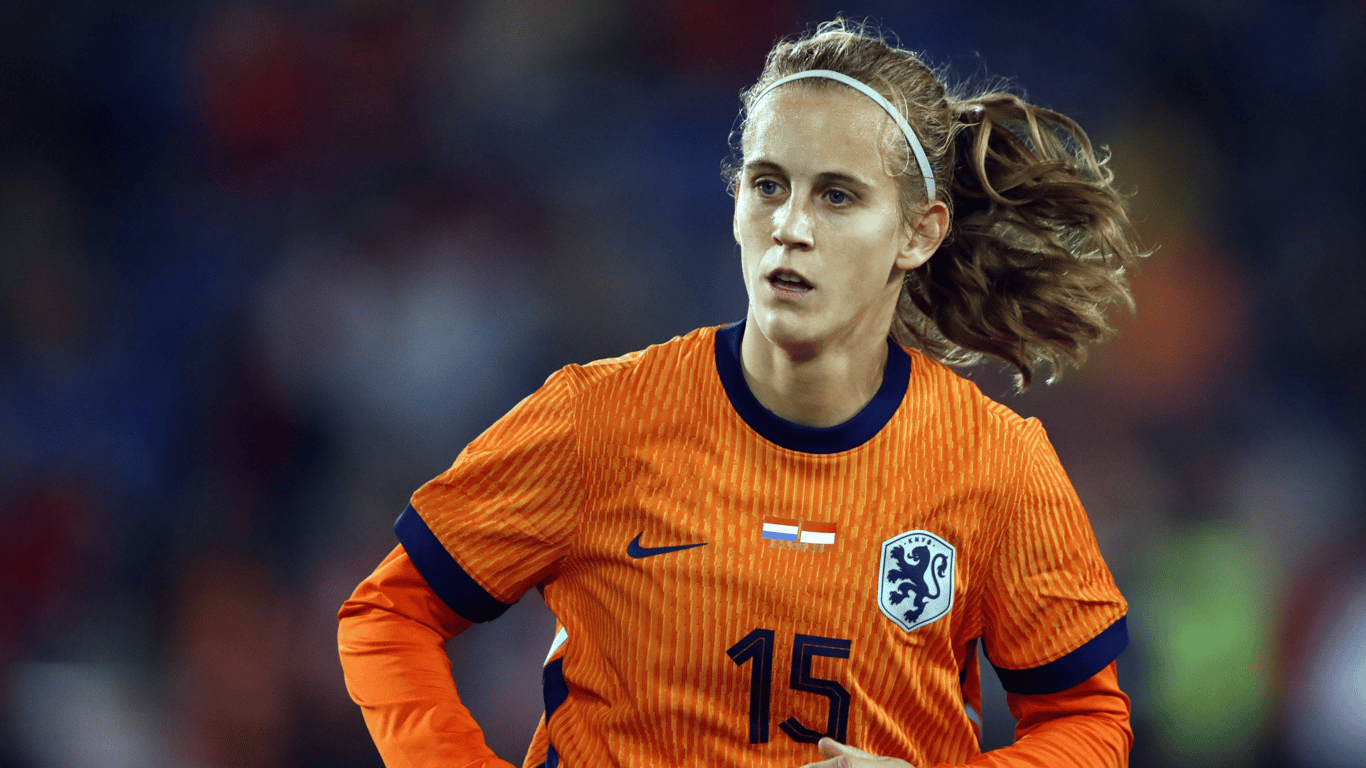 Katja Snoeijs, speelster van de Oranje Leeuwinnen