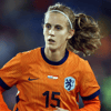 Katja Snoeijs, speelster van de Oranje Leeuwinnen