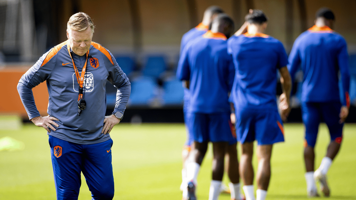 Ronald Koeman, bondscoach van het Nederlands elftal