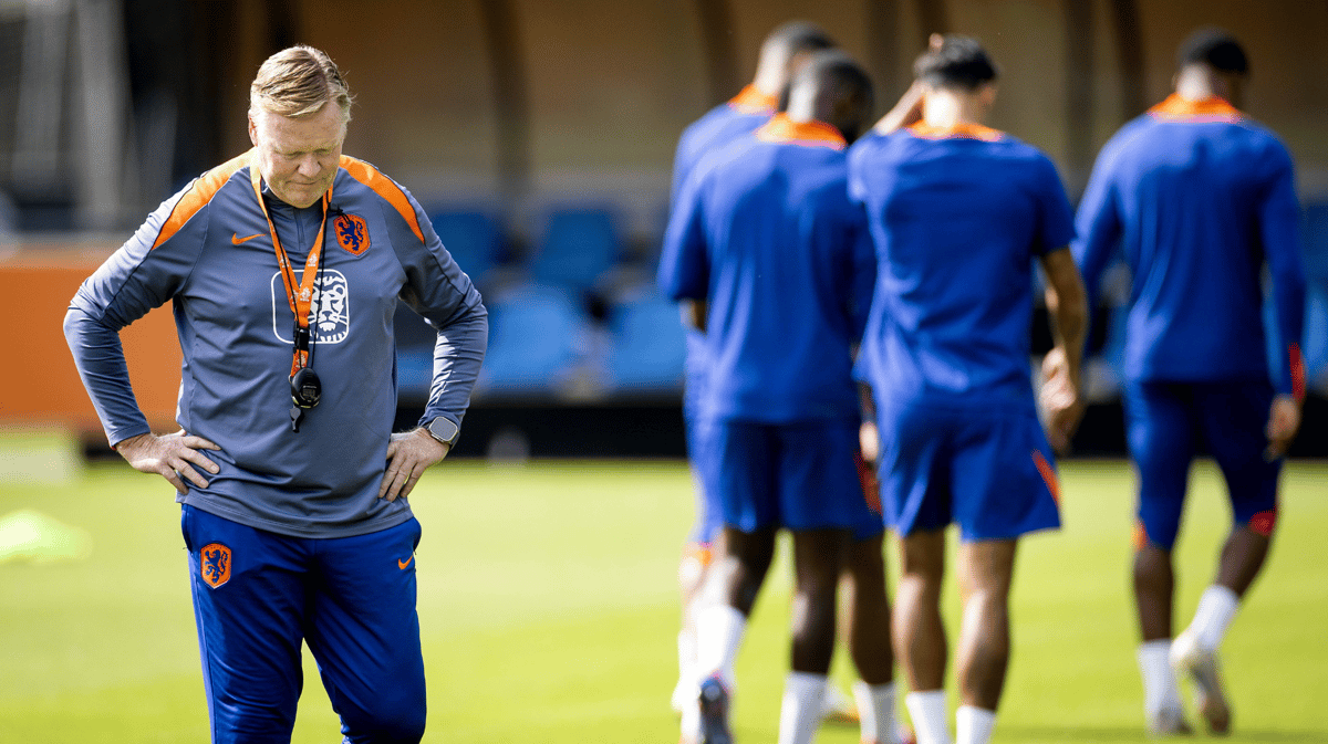 Ronald Koeman, bondscoach van het Nederlands elftal