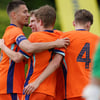 Oranje CP viert een doelpunt