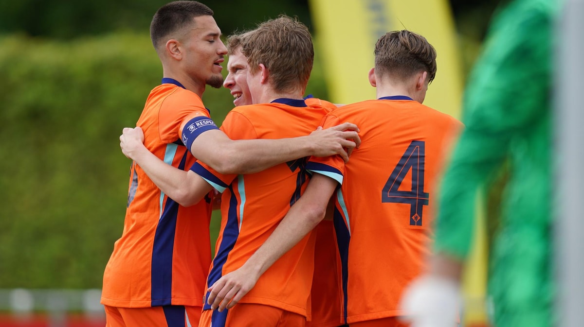 Oranje CP viert een doelpunt