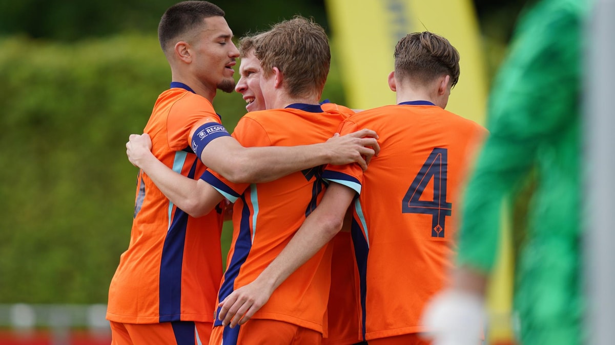 Oranje CP viert een doelpunt