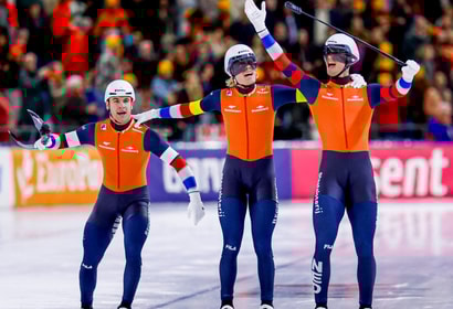 De ploegenachtervolging van TeamNL