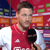 Wout Weghorst praat met ESPN na Ajax - FC Groningen (3-1)