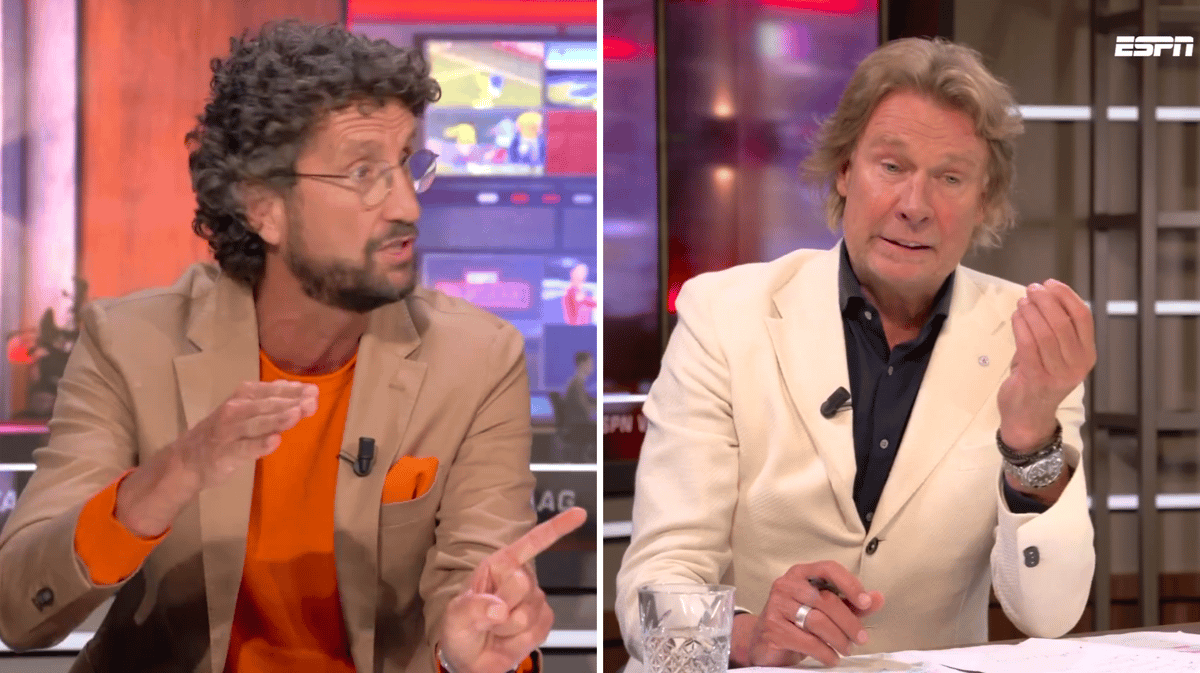 Jan Joost van Gangelen en Hans Kraay jr. bij ESPN
